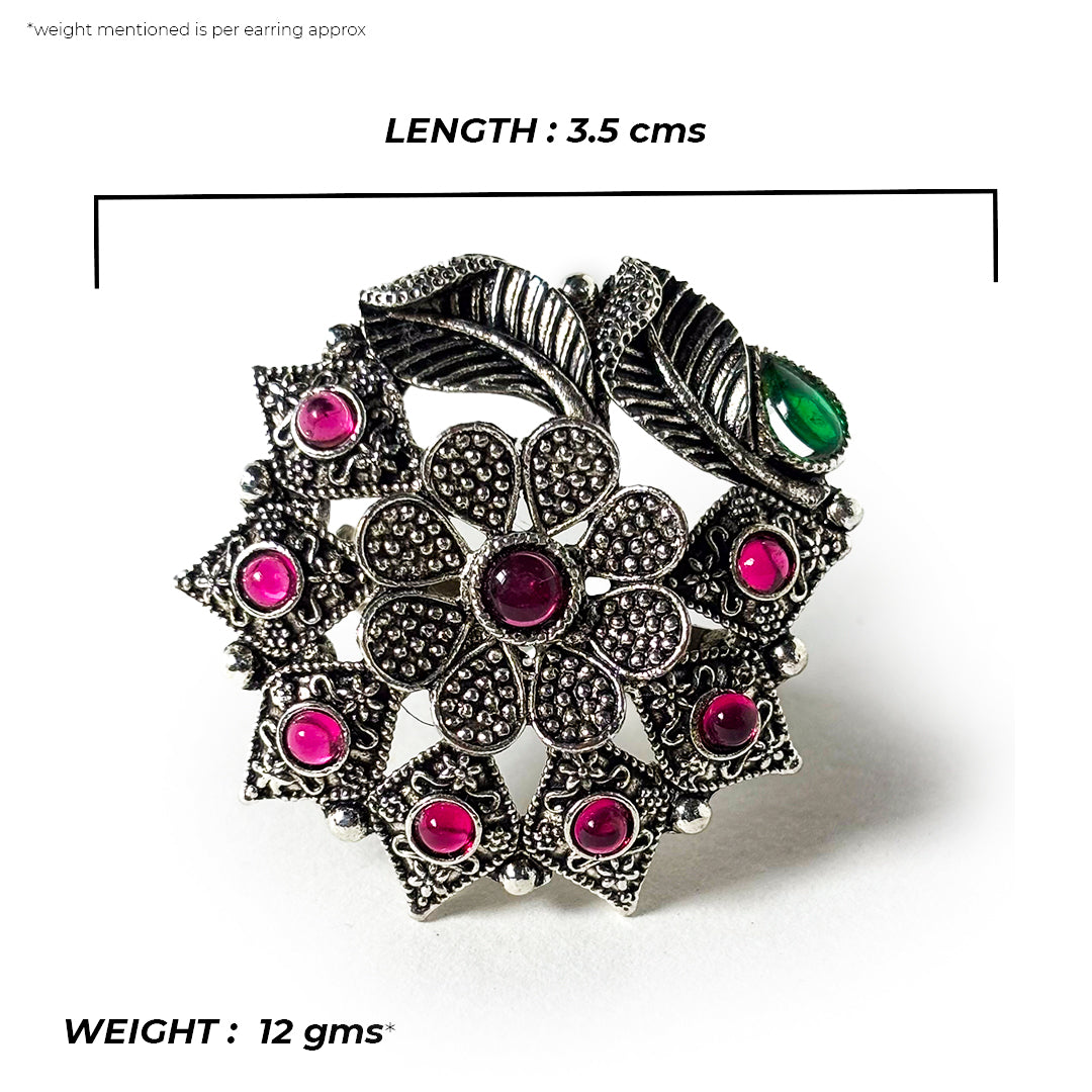 Tara Oxidised Ring