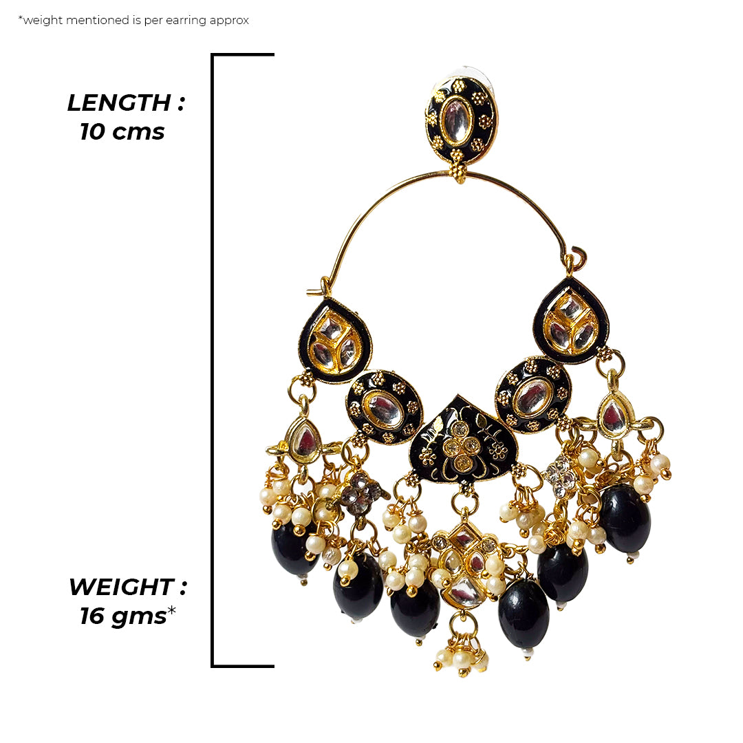 Meghini Chandbali Earrings