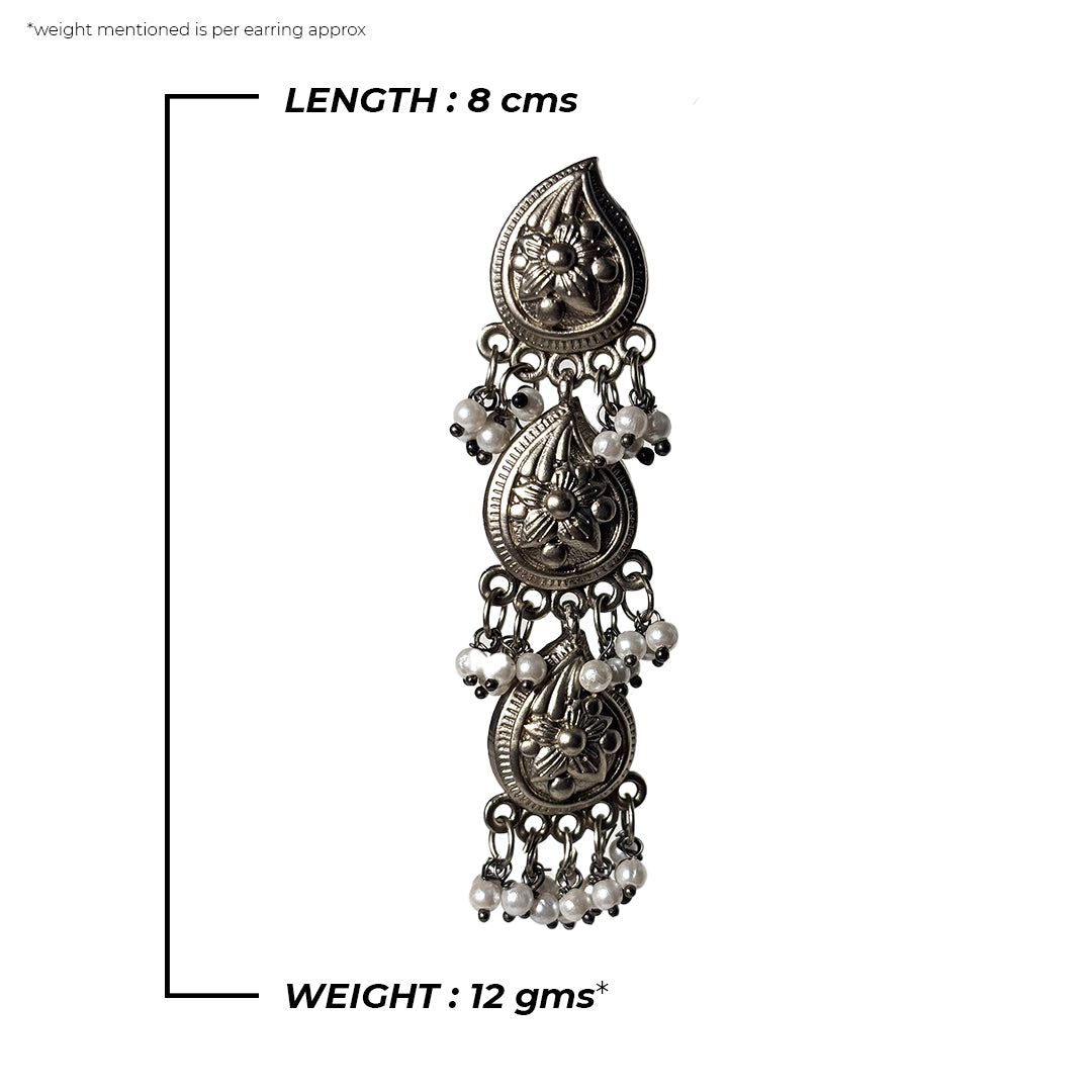 Charul Long Earrings