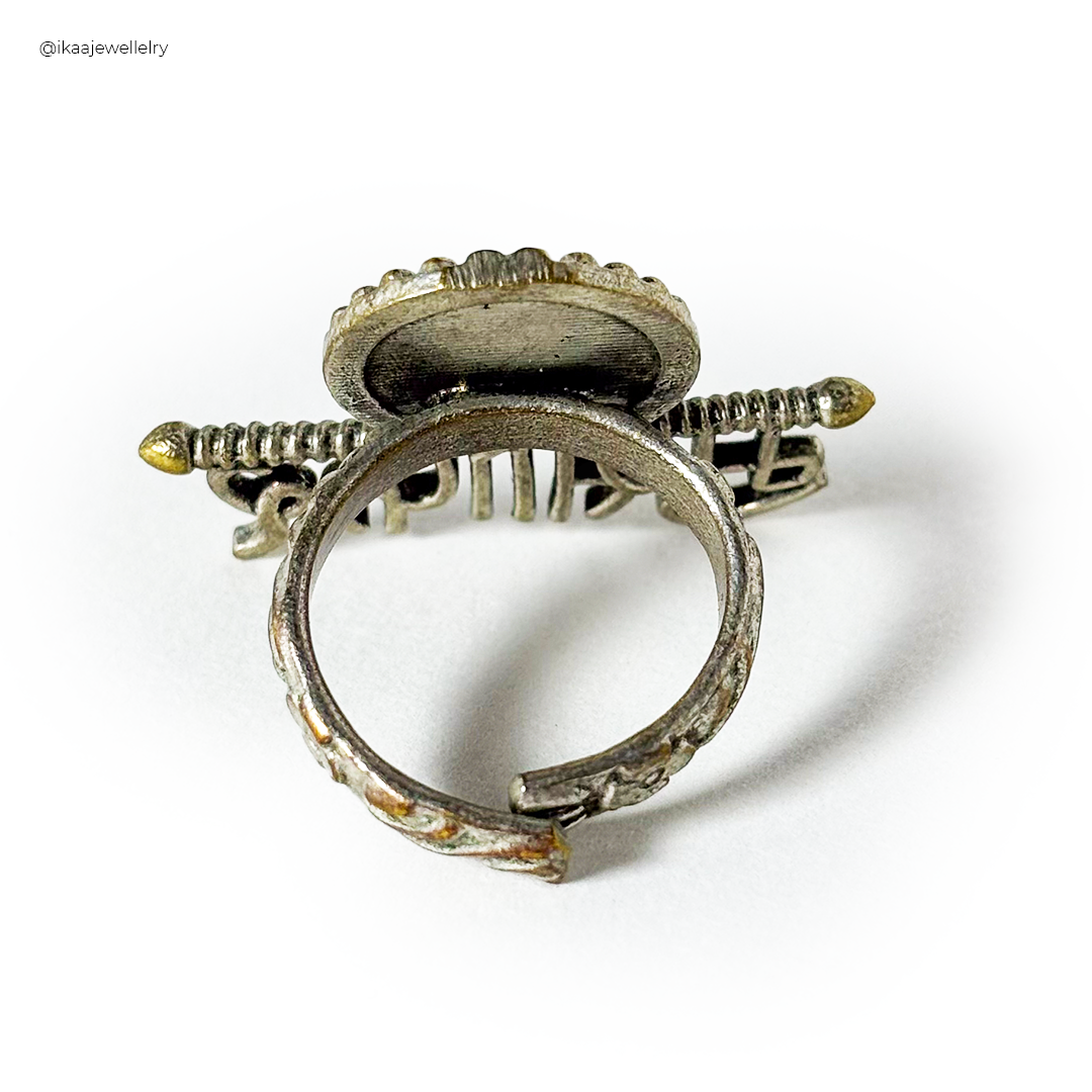 Musafir Oxidised Ring
