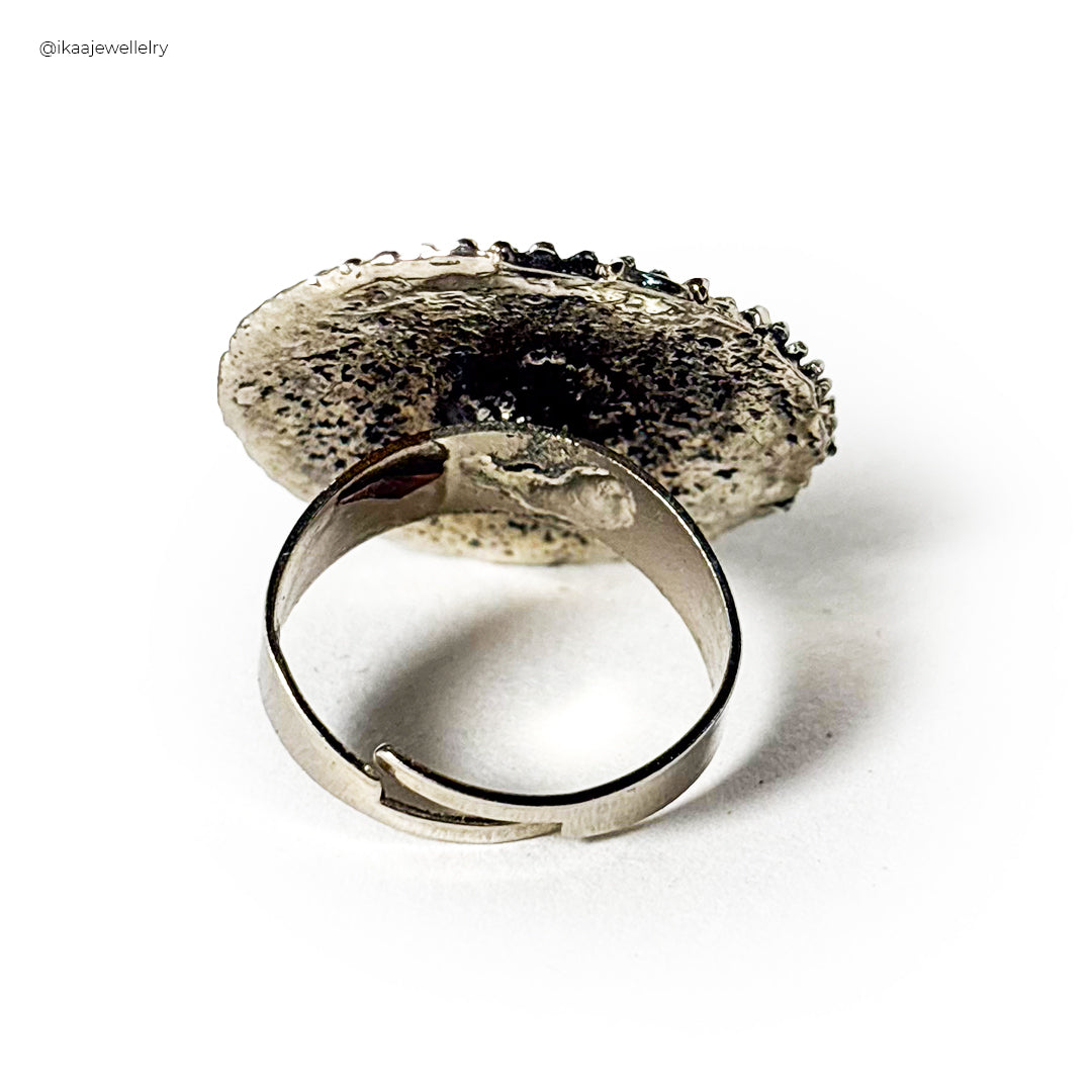 Leela Oxidised Ring