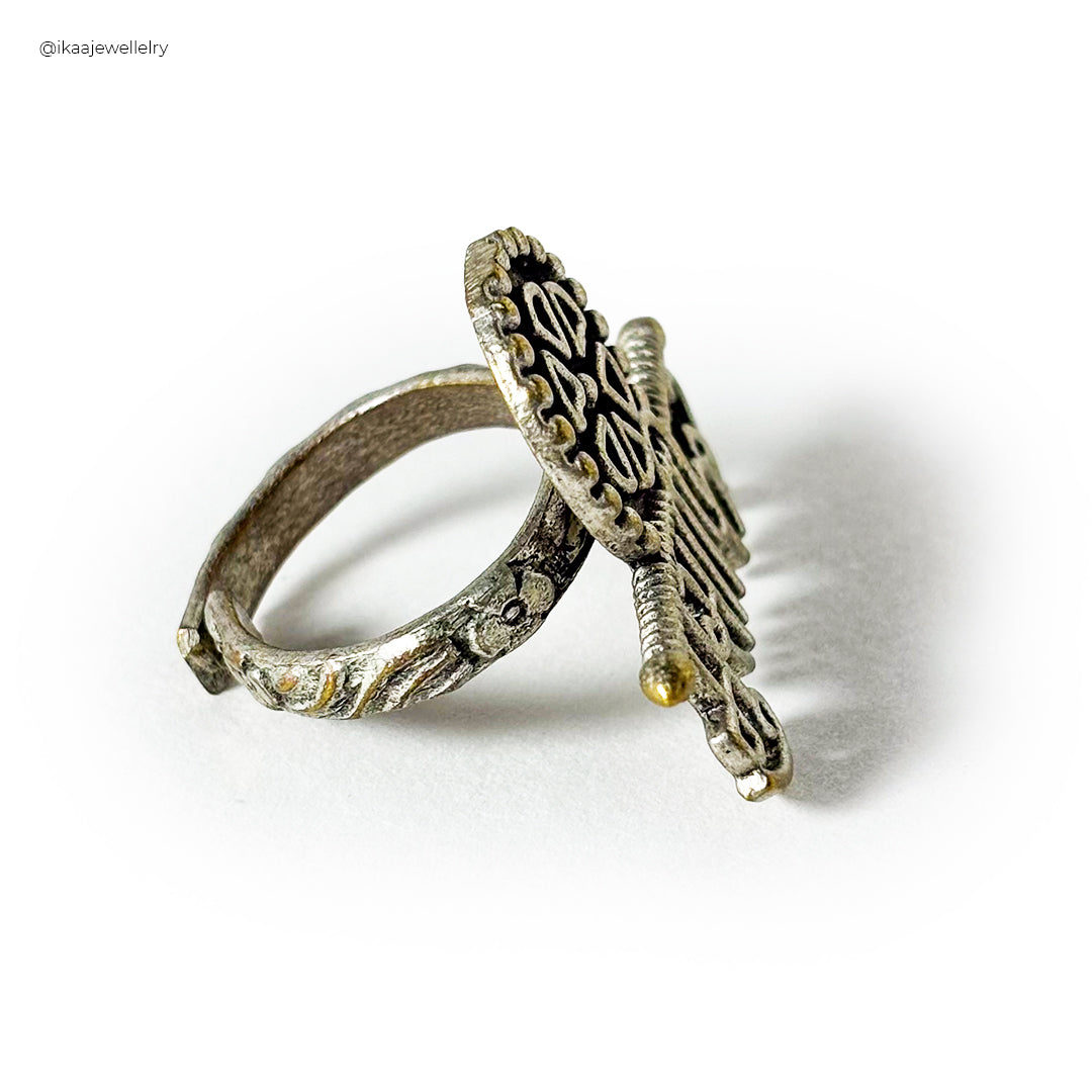 Musafir Oxidised Ring