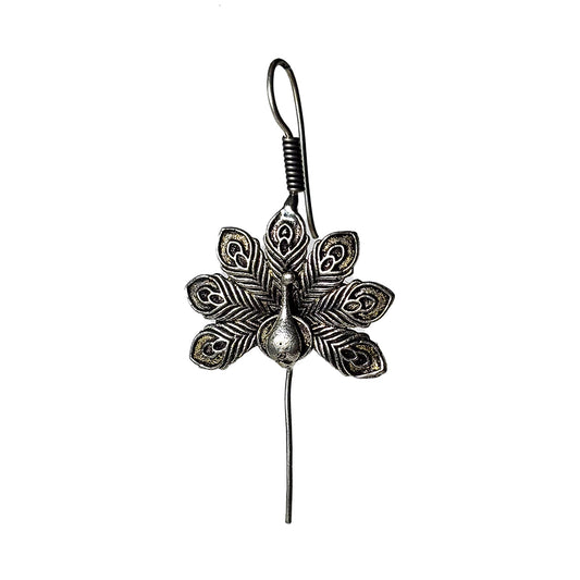 Saanjh Peacock Earcuff