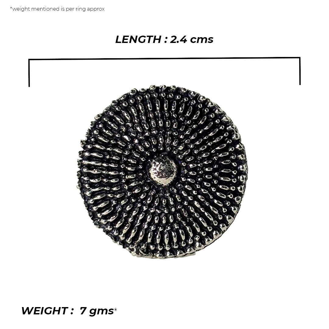 Leela Oxidised Ring