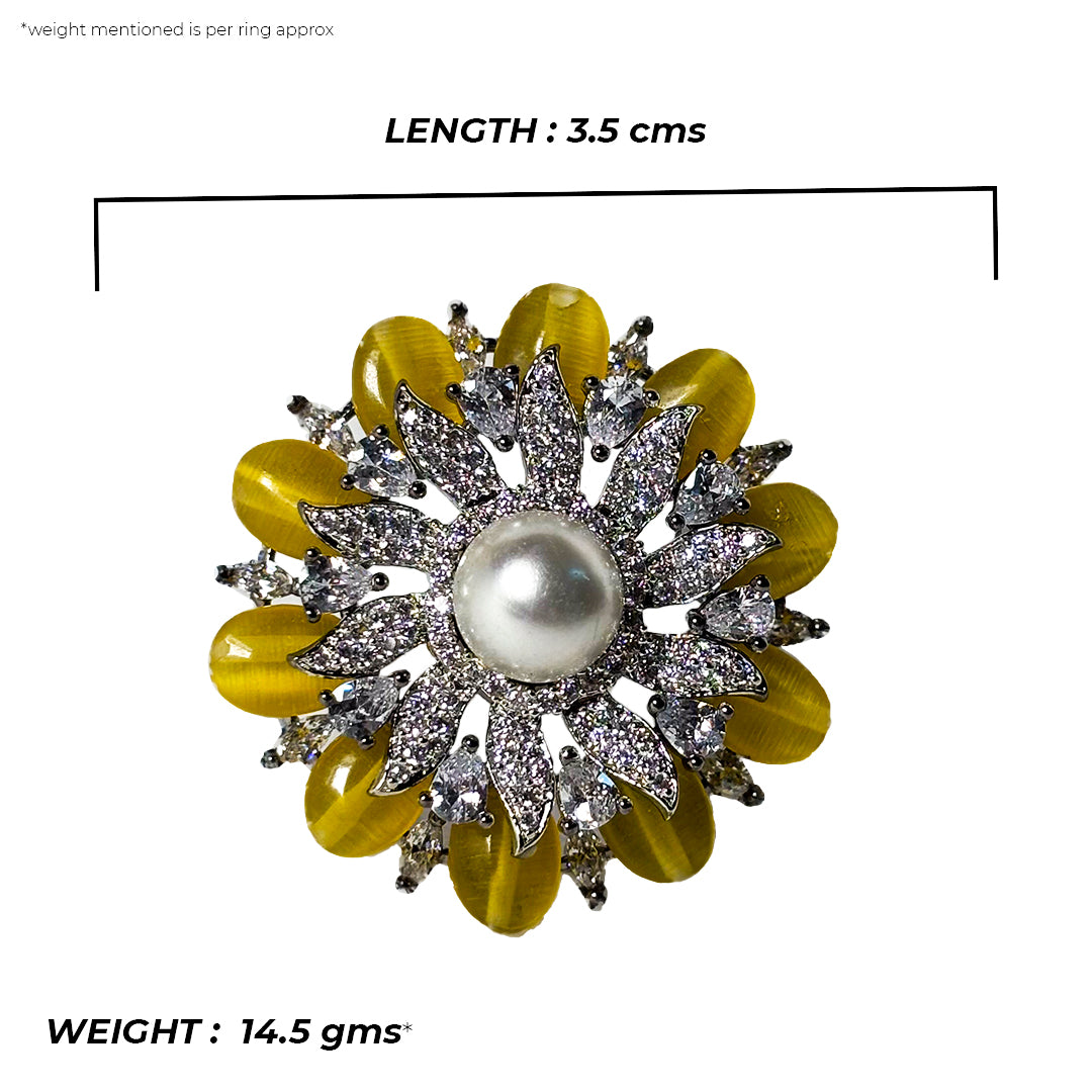 Tisya Yellow AD Ring