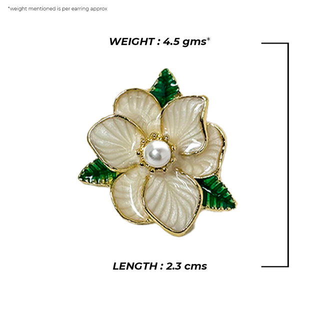Roselle Ceramic Look Earrings