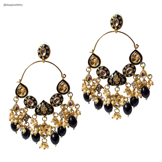 Meghini Chandbali Earrings