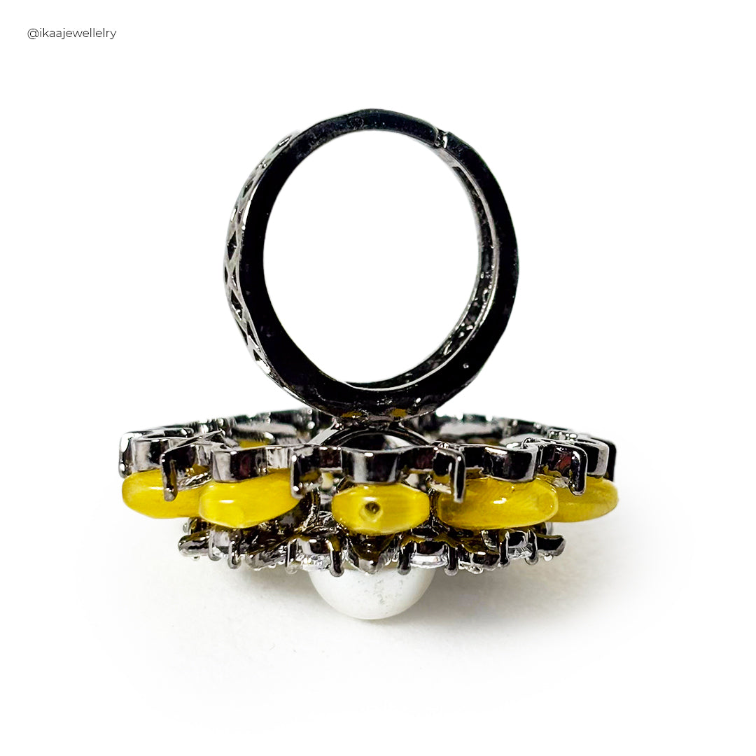 Tisya Yellow AD Ring