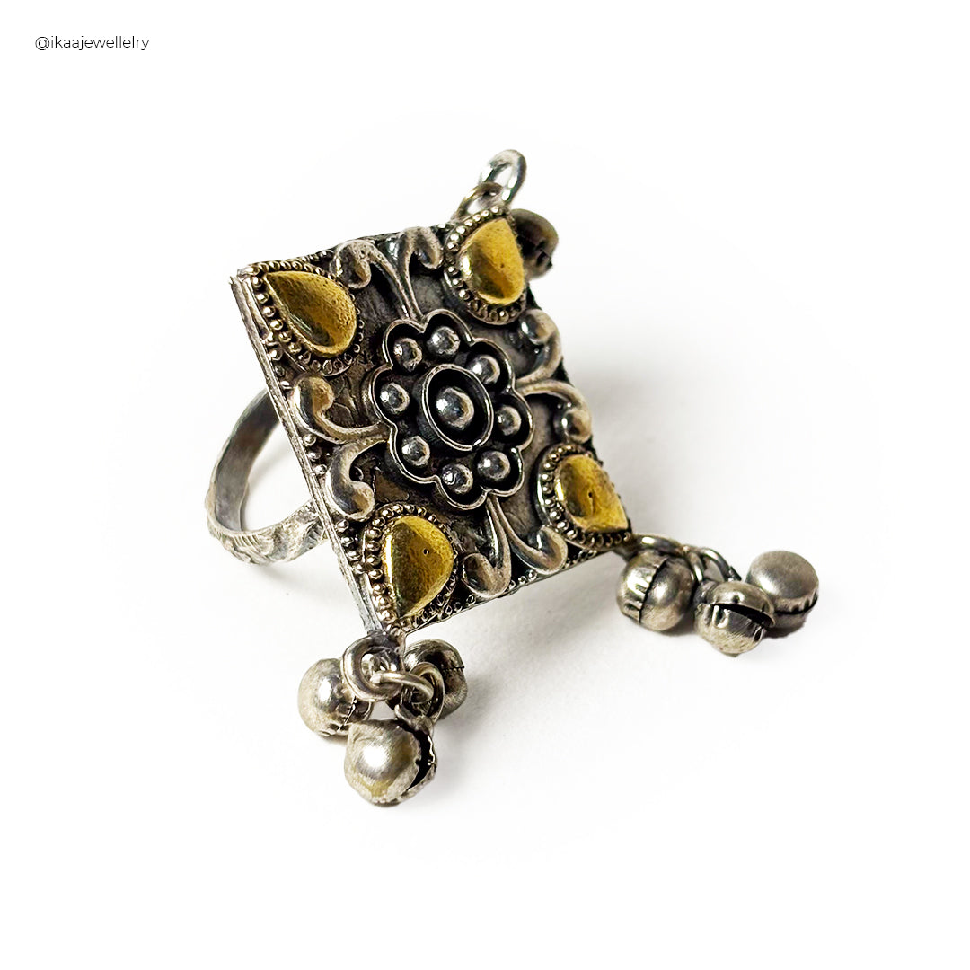 Ghungroo Two tone Ring