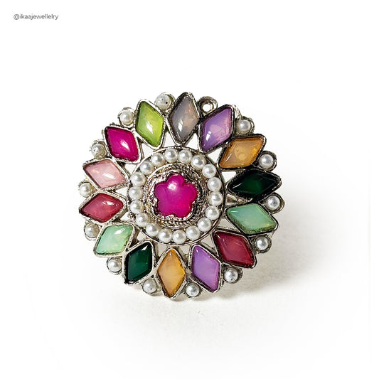 Aarushi Colourful Ring