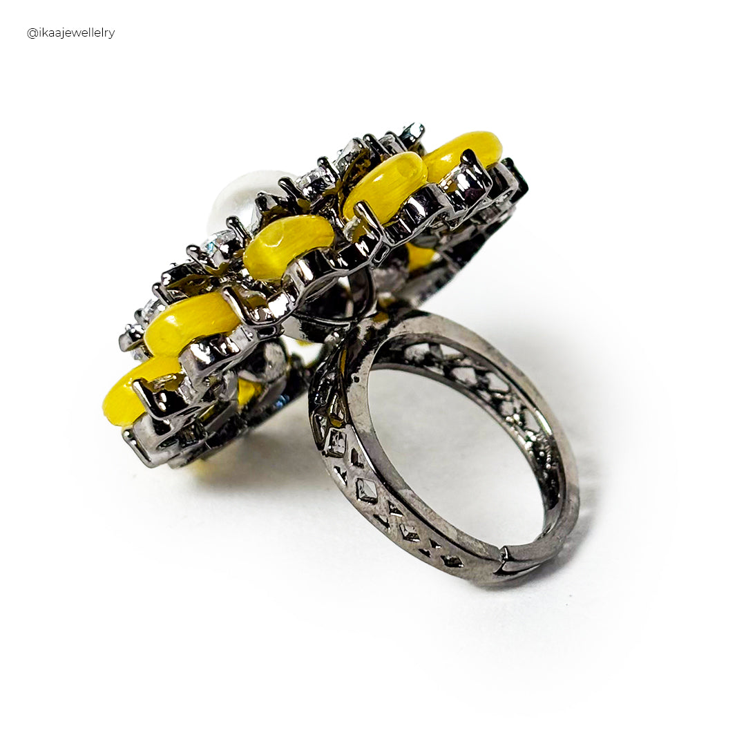 Tisya Yellow AD Ring