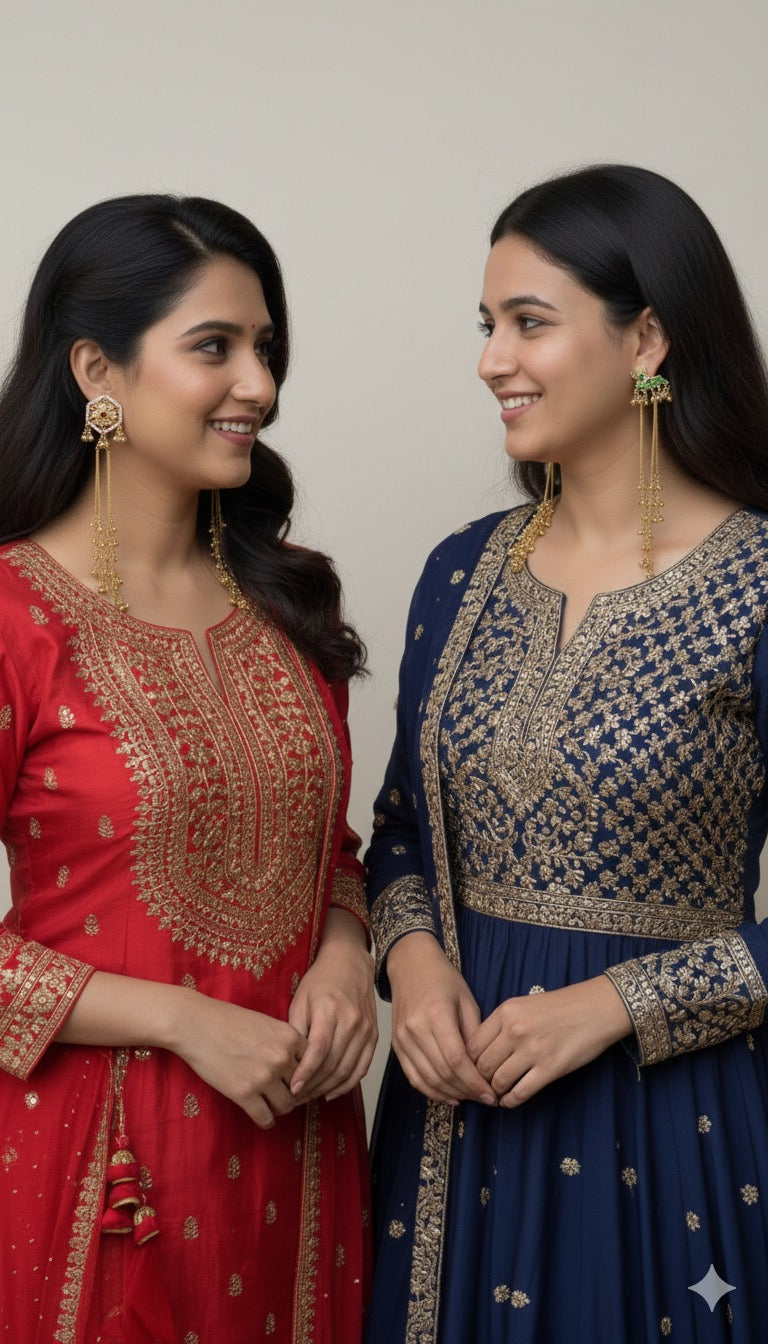 Buy 2 Kashmiri Earrings for ₹859